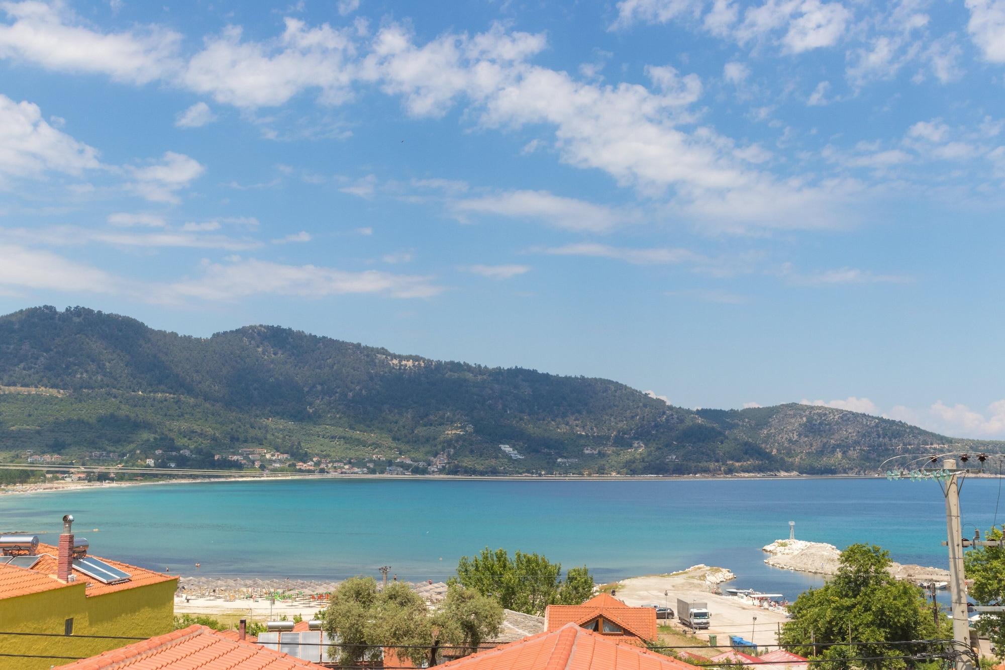 Ntinas Villa With Sea View Σκάλα Ποταμιάς Εξωτερικό φωτογραφία