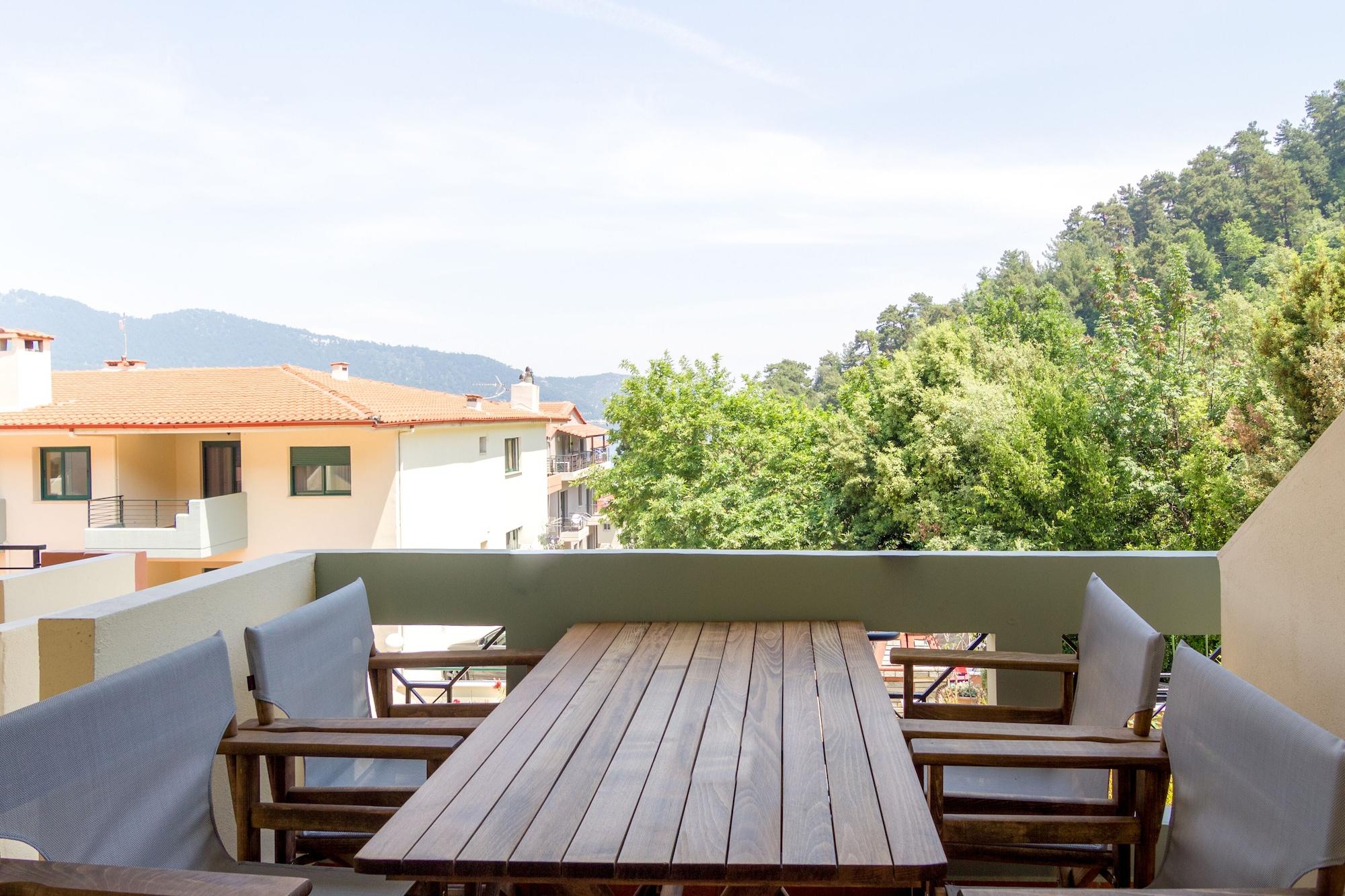 Ntinas Villa With Sea View Σκάλα Ποταμιάς Εξωτερικό φωτογραφία